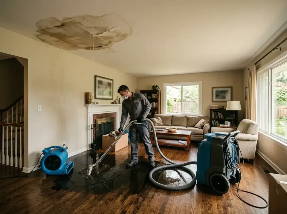 attic-pipe-burst-ceiling-drip-008 — frequently asked questions, Water Damage Restoration & Carpet Care in Valley Green, PA